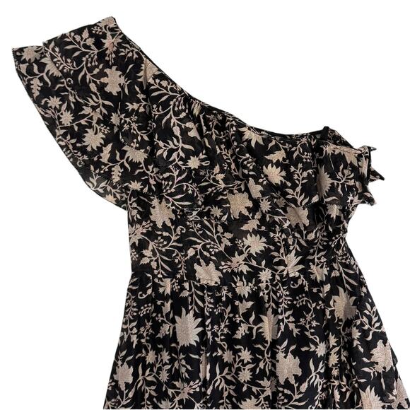 Ulla Johnson Clemente High Low Dress in Midnight Floral Size 0 - Picture 4 of 13